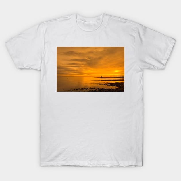 Liquid Gold Sunrise T-Shirt by Violaman